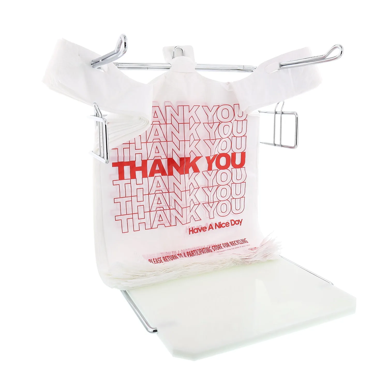 11.5" x 6.5" x 21" 1/6 Thank You Bags, Pack of 1,000