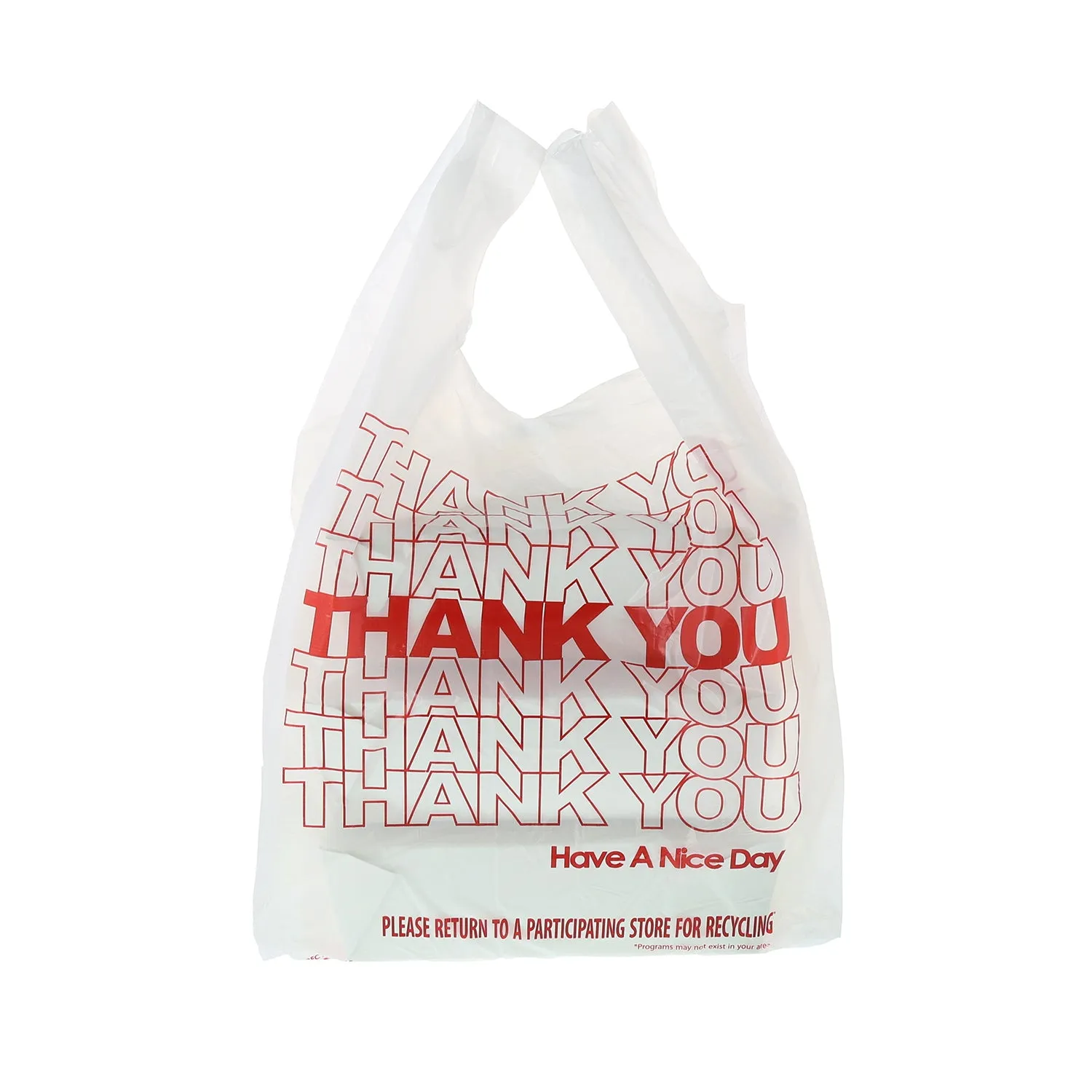 11.5" x 6.5" x 21" 1/6 Thank You Bags, Pack of 1,000