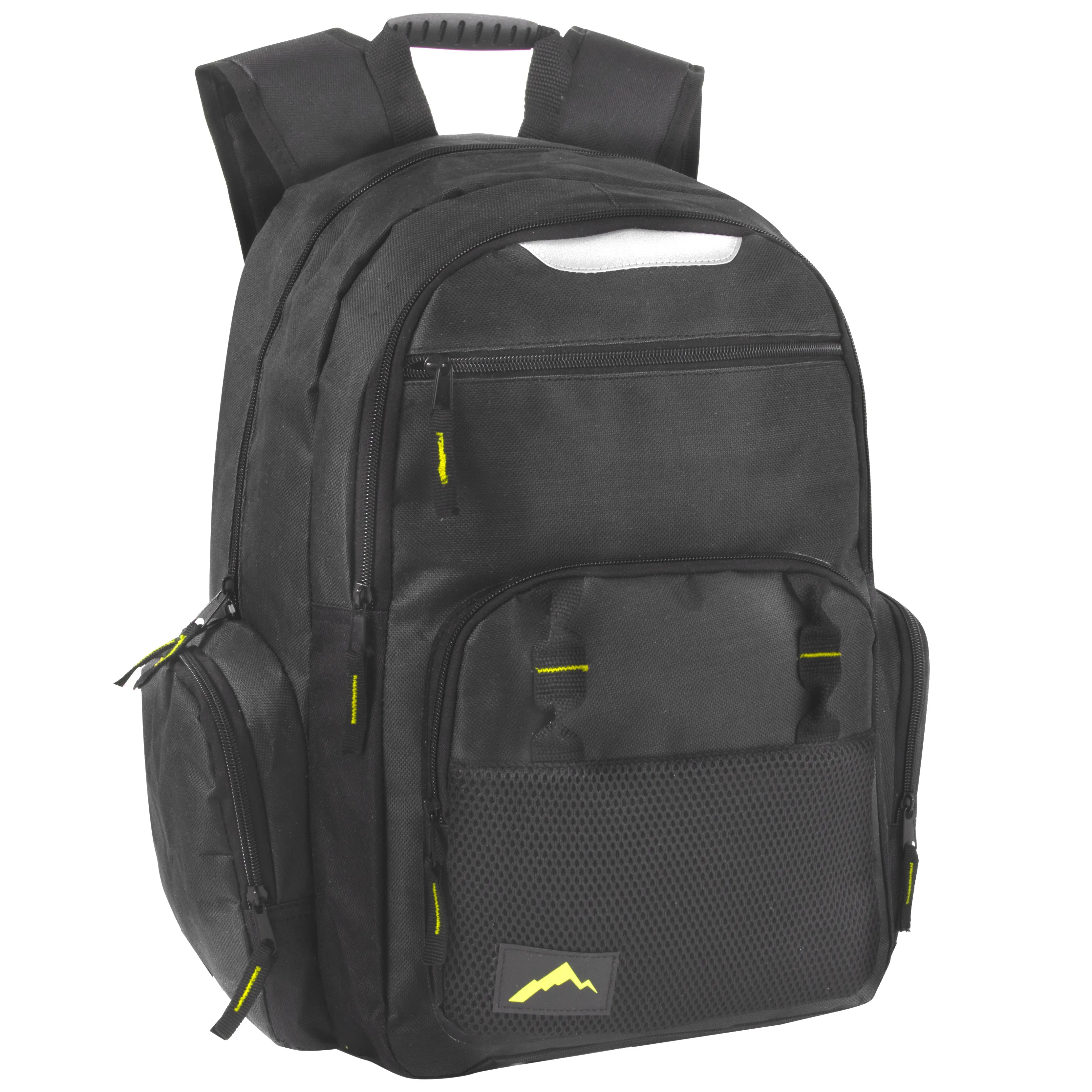 18 Inch Reflective Multi Pocket Backpack with Laptop Section - 3 Colors