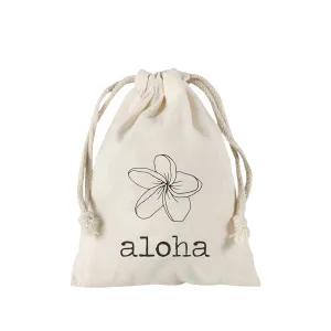 5"x8" Plumeria Aloha Type Pouch