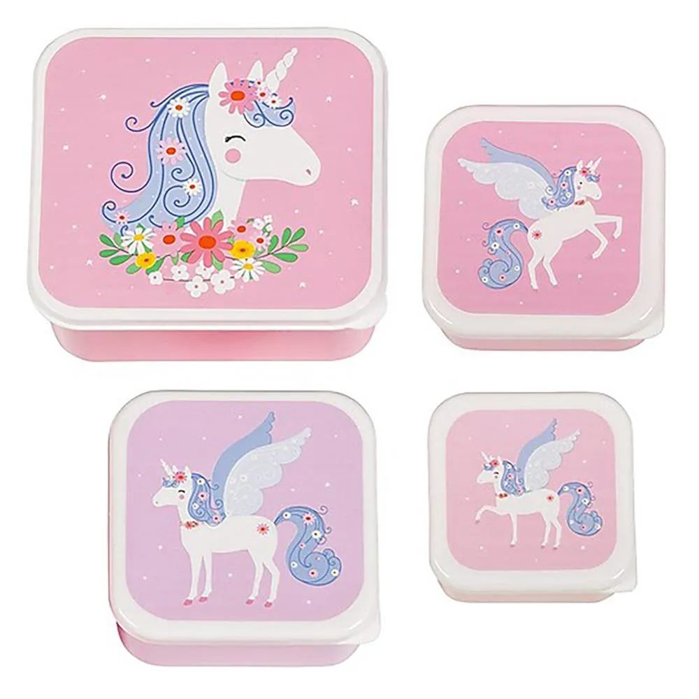 A Little Lovely Co. Lunch Container Set - Unicorn