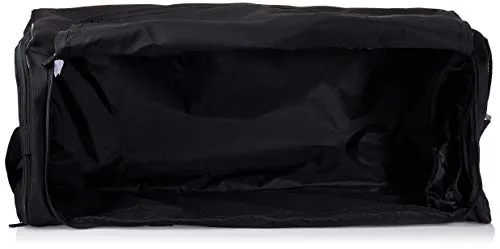 adidas Lin Duffle L Gym Bag - Black/Black/White, NS