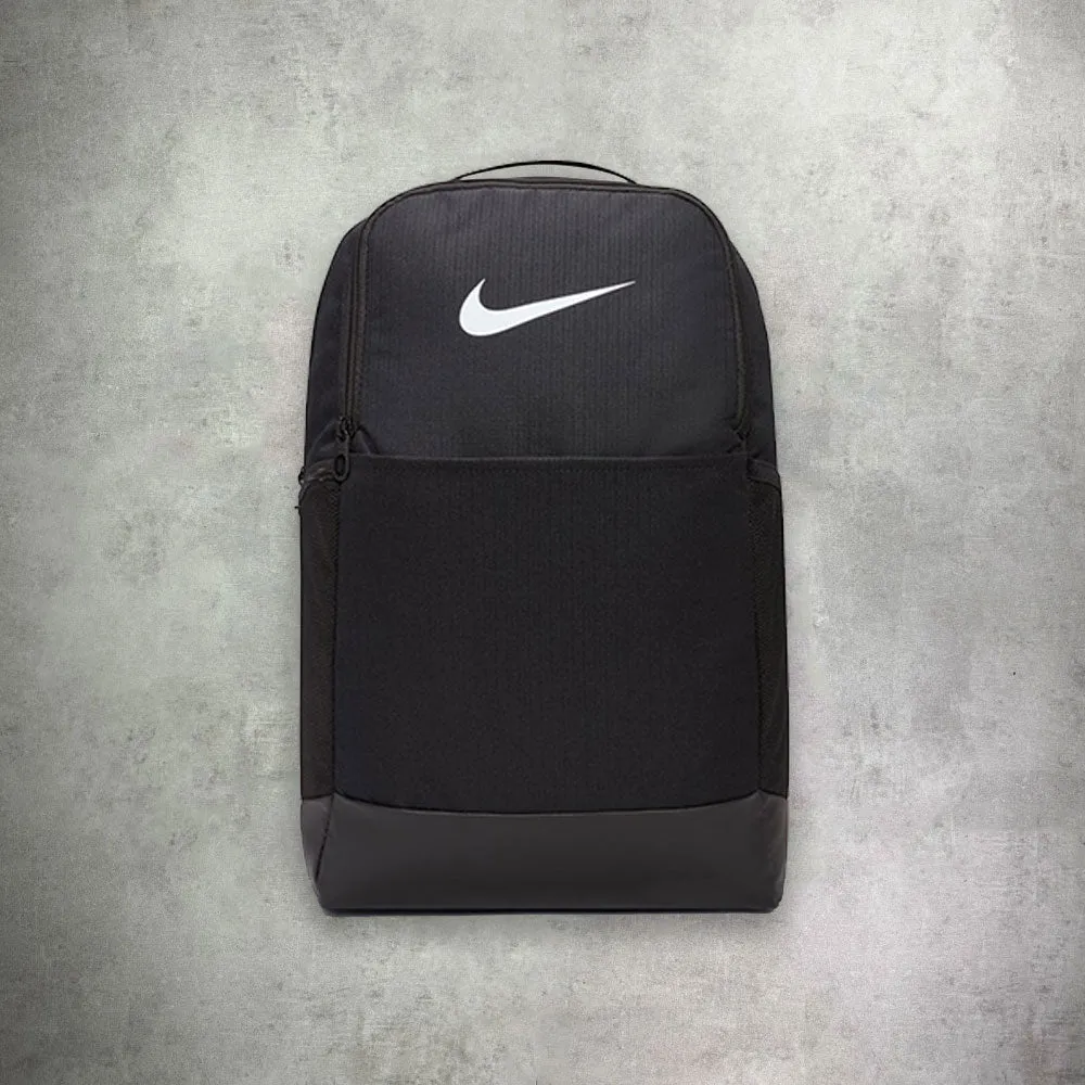 Black/Black/White - Nike Brasilia backpack (24 litre)