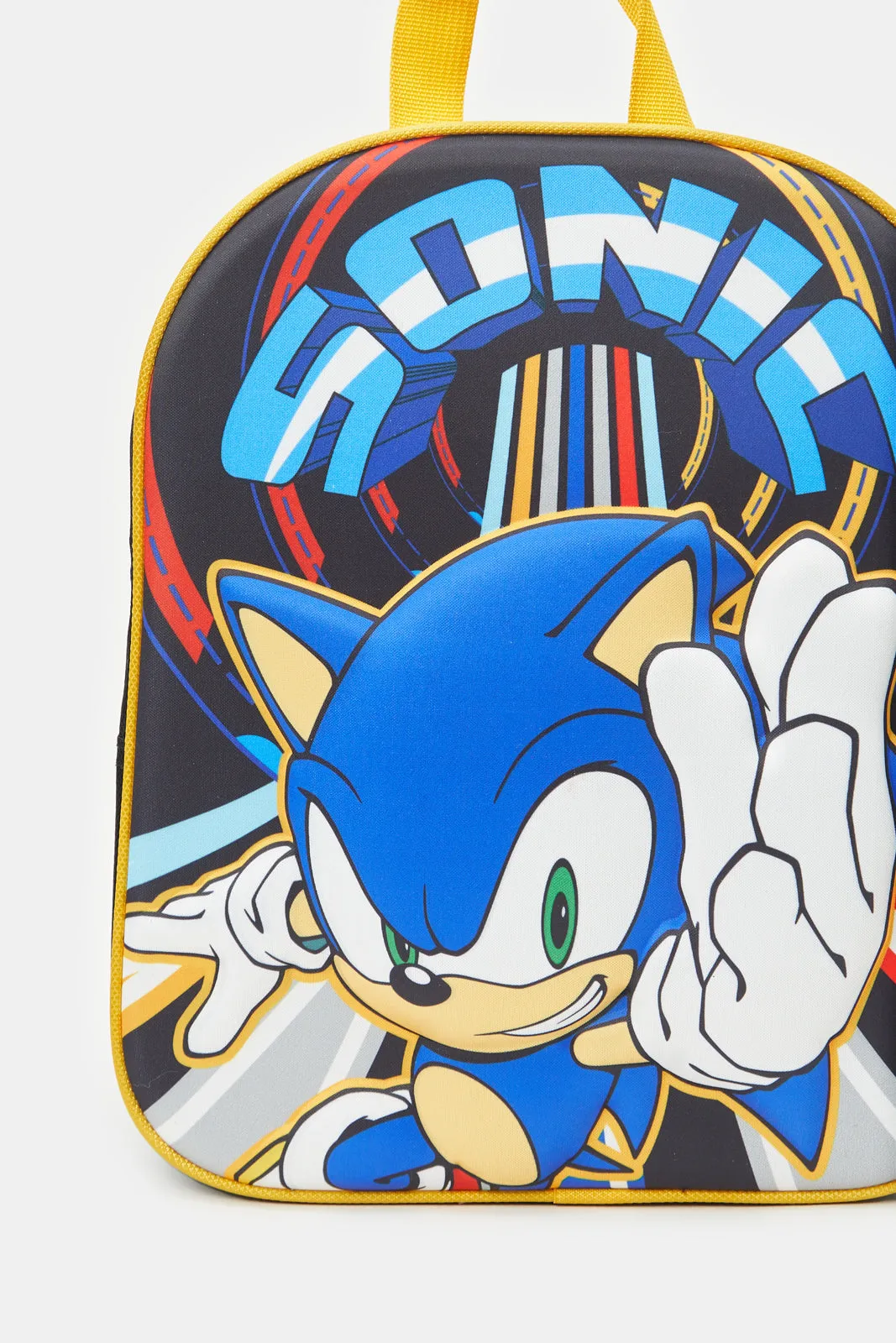 Boys Blue Sonic 3D Print Backpack