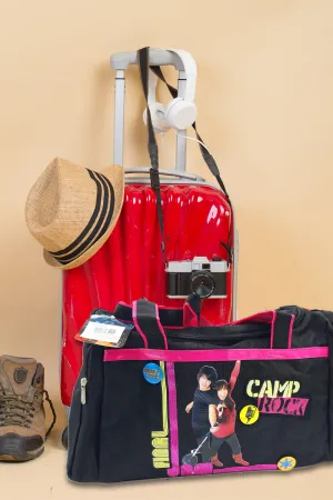 Camp Rock Black Duffle Bag