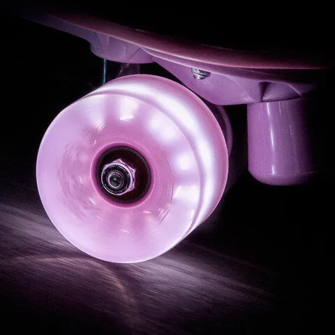 Chaya Light Up Quad Wheels - Neon Pink