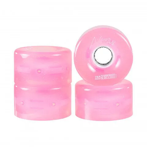 Chaya Light Up Quad Wheels - Neon Pink