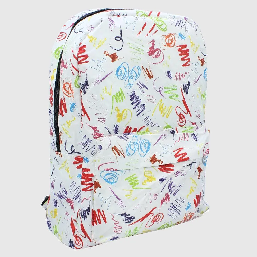 Colorful Doodles 16 Inches Light Backpack