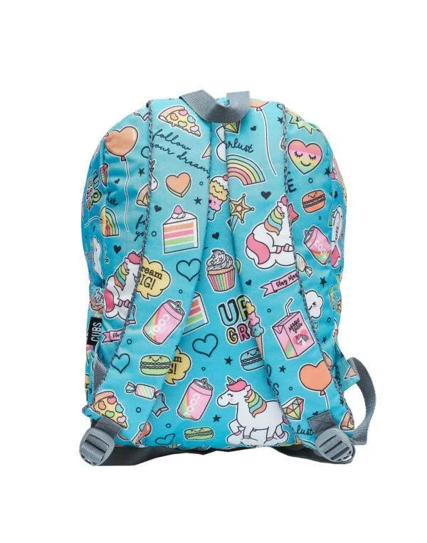 CUBS BABY BLUE BABY UNICORN BIG AND BASIC BACKPACK