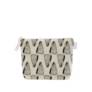 Dotted Cone Shell Cosmetic Bag, Small