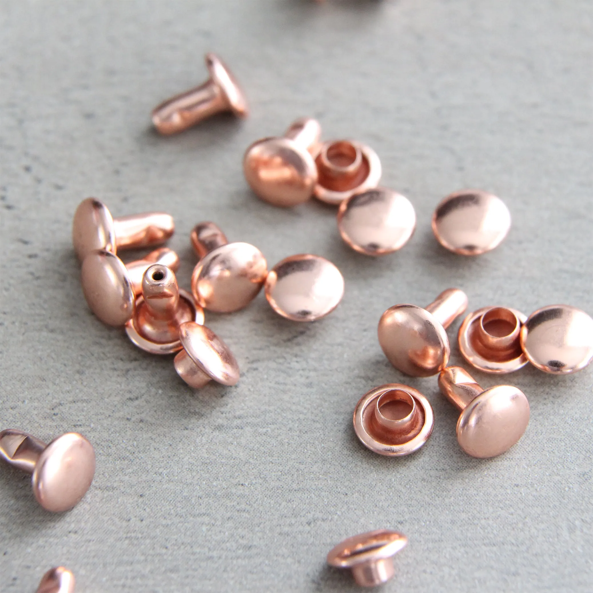 Double Cap Rivets 6mm (20sets)