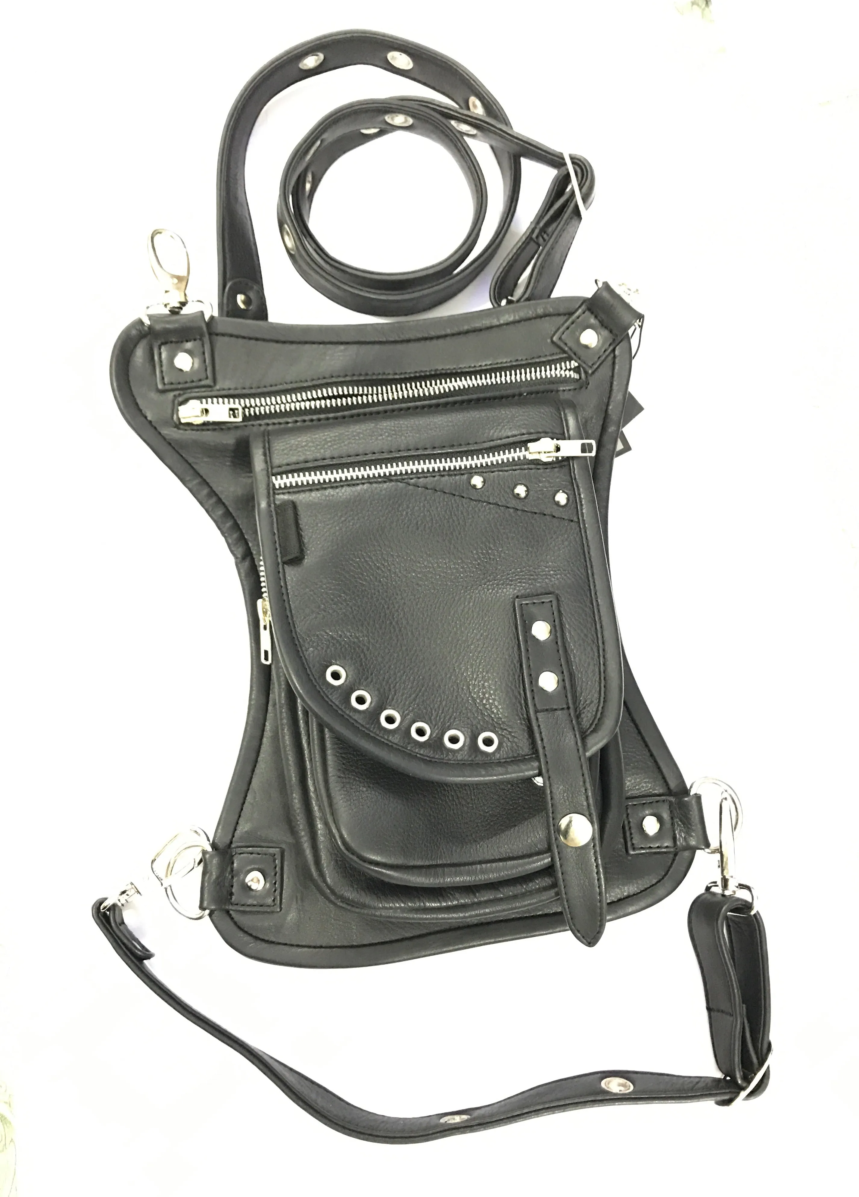 HL80199BLACK Thigh Bag for Motorcycle BLACK