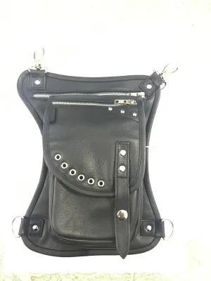 HL80199BLACK Thigh Bag for Motorcycle BLACK