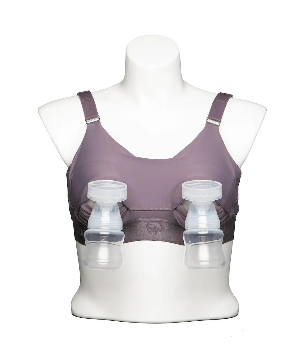 Journey Hands Free Pumping Bra | Aubergine