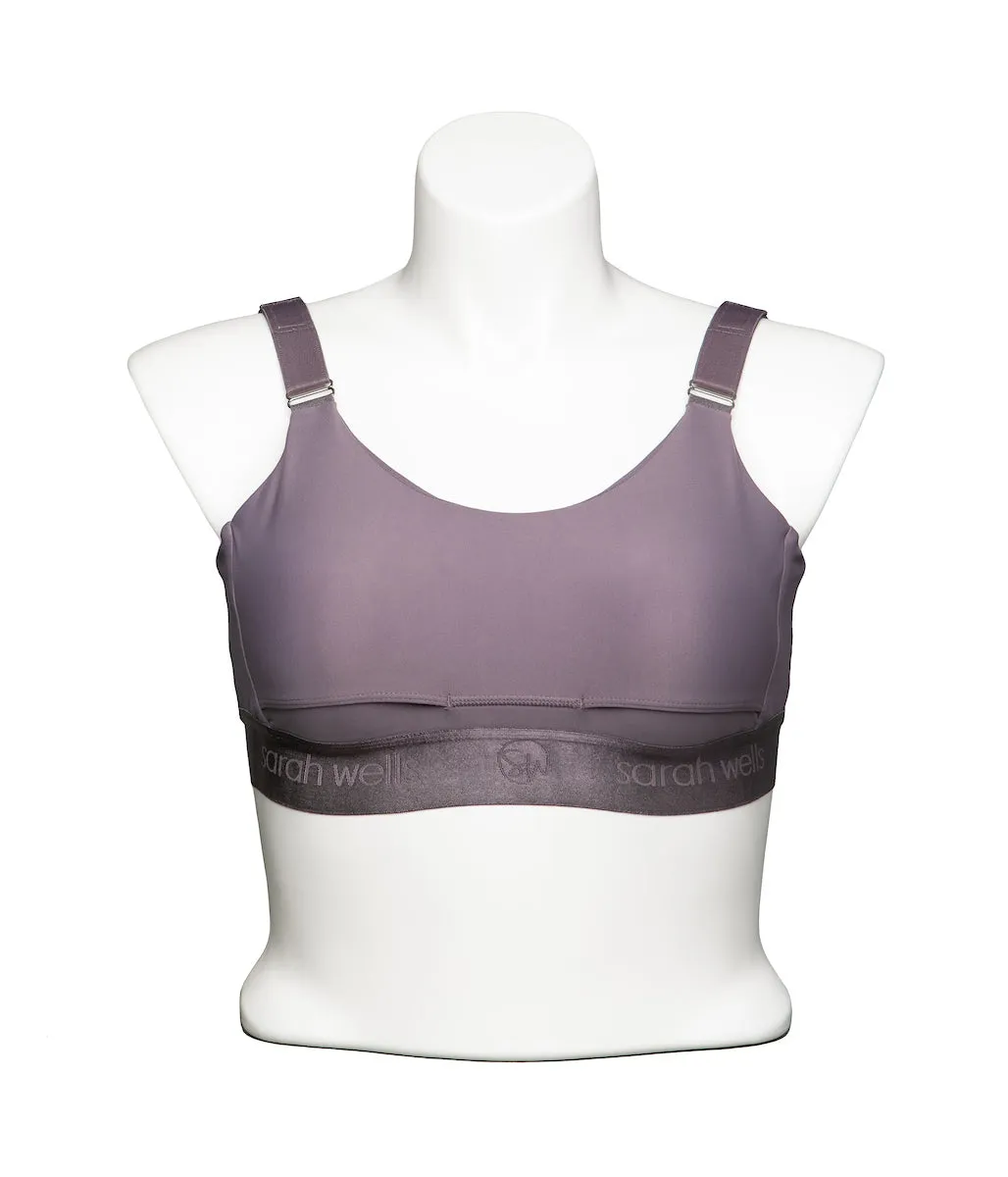 Journey Hands Free Pumping Bra | Aubergine