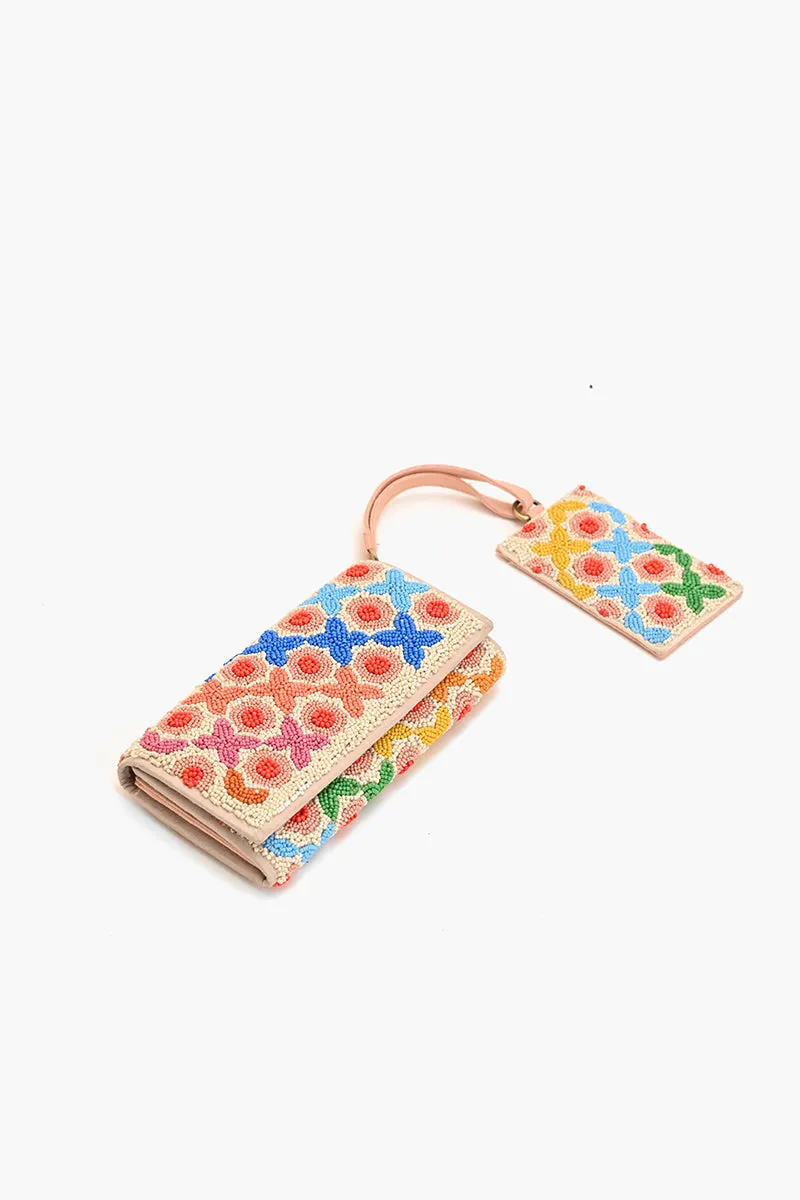 Knots & Petals Wallet with Card Holder