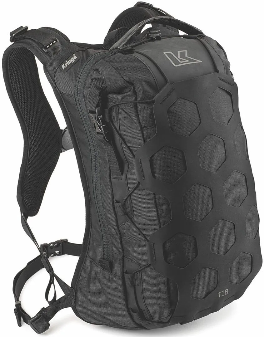 Kriega Trail 18 motorcycle backpack, black