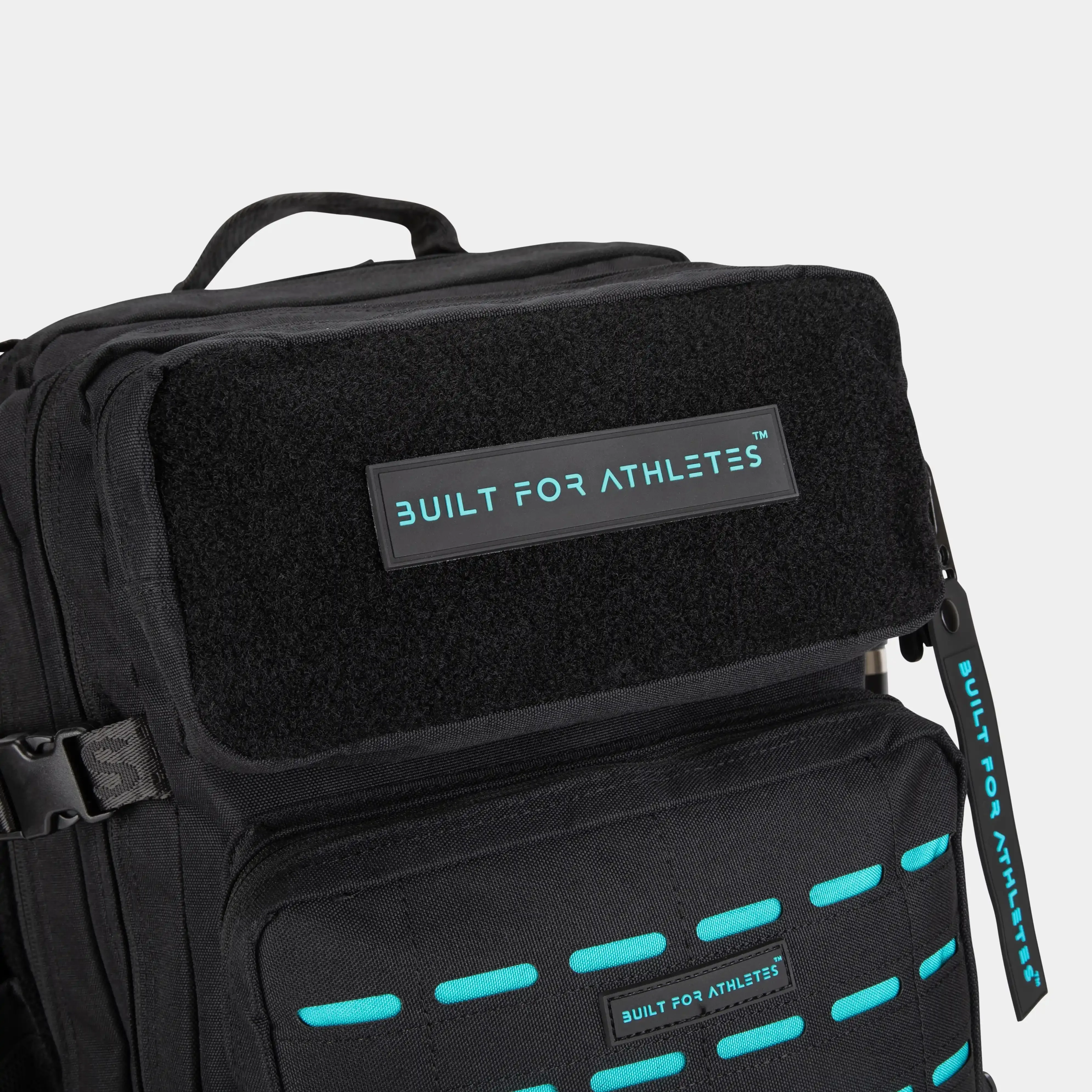 Large Black & Aqua Gym Backpack