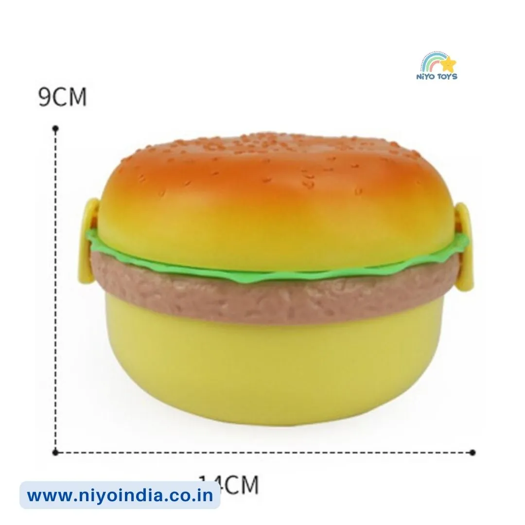 Niyo Burger Shape Lunch Box for Kids