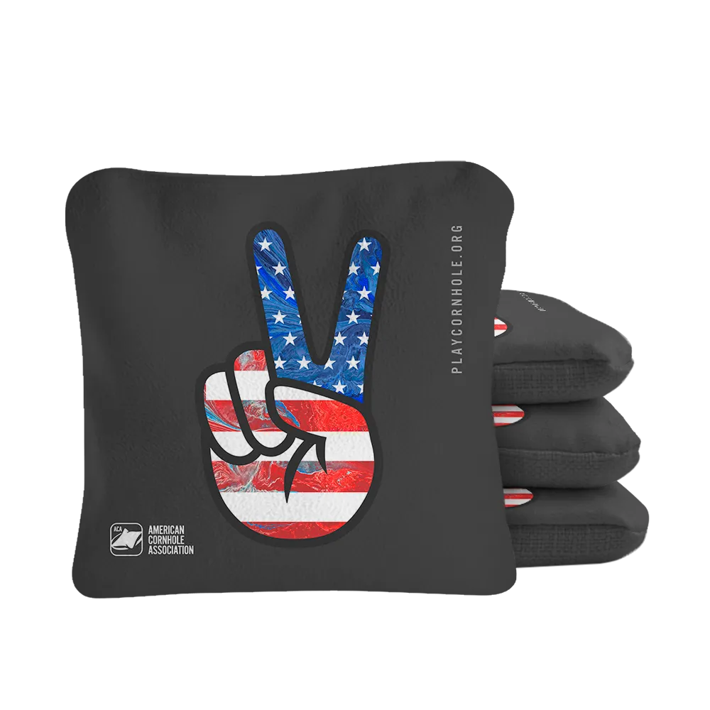 Peace Love Freedom Synergy Pro Cornhole Bags