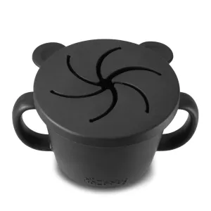 RaZbaby OSO-Snack Silicone Snack Cup - Black