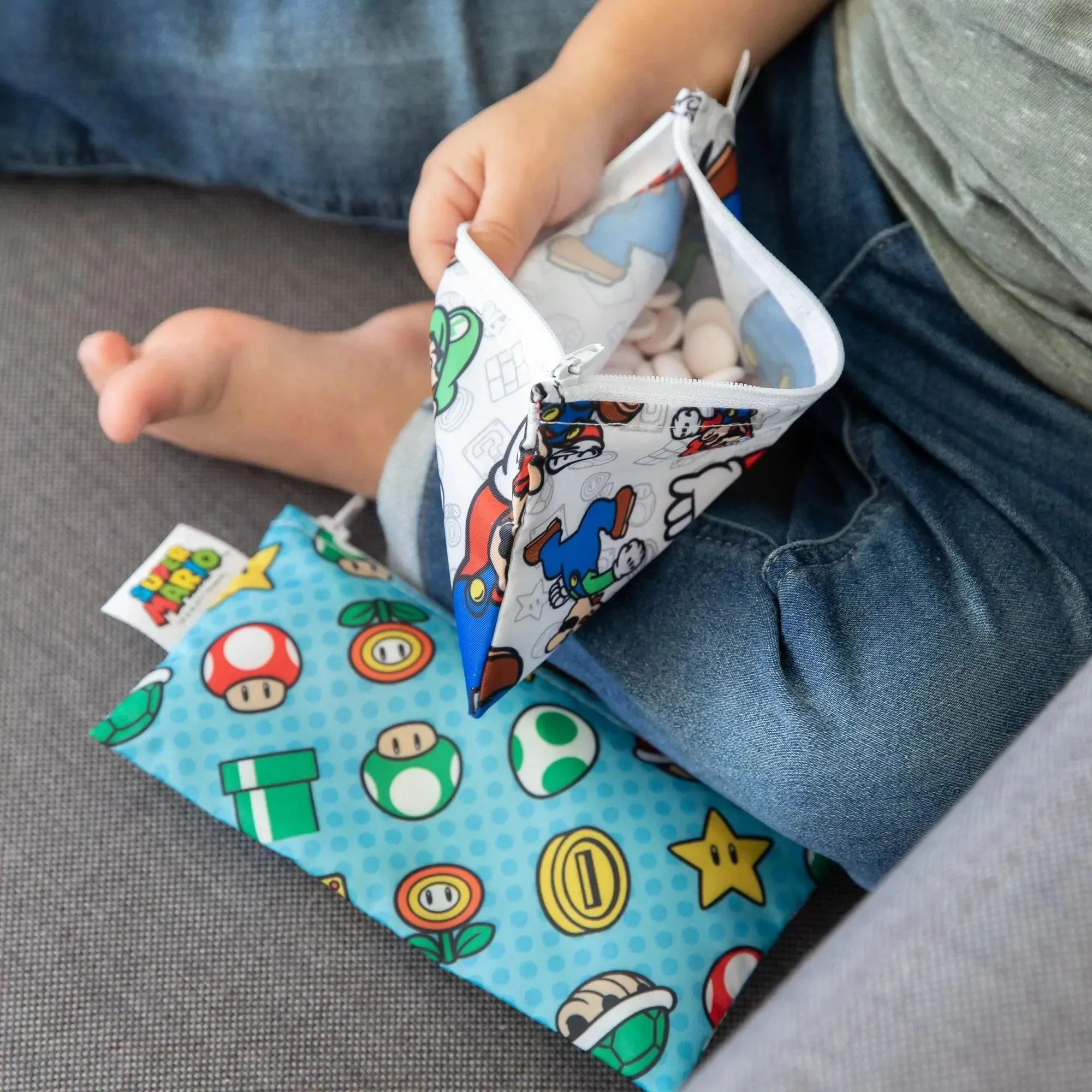 Reusable Snack Bag, Small 2-Pack: Super Mario™