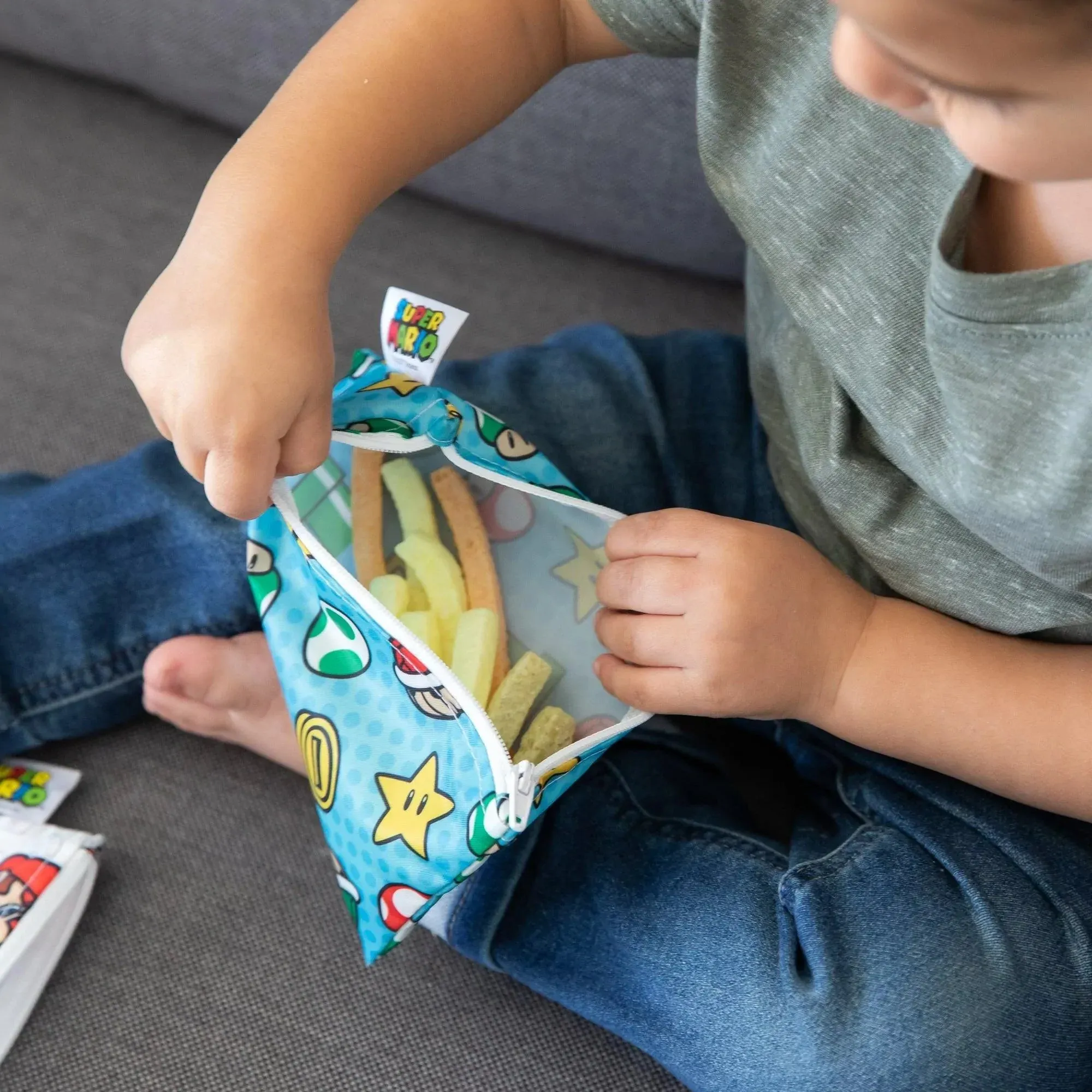 Reusable Snack Bag, Small 2-Pack: Super Mario™