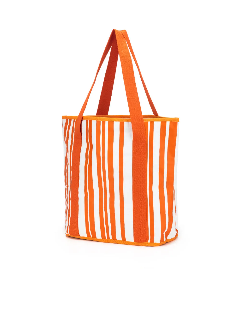 Sabbia Beach Bag Small - Orange Stripe