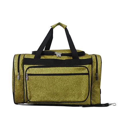 SALE! Gold Glitter NGIL Canvas Carry on 20" Duffle Bag