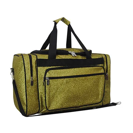 SALE! Gold Glitter NGIL Canvas Carry on 20" Duffle Bag