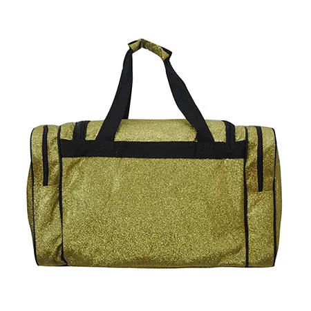 SALE! Gold Glitter NGIL Canvas Carry on 20" Duffle Bag