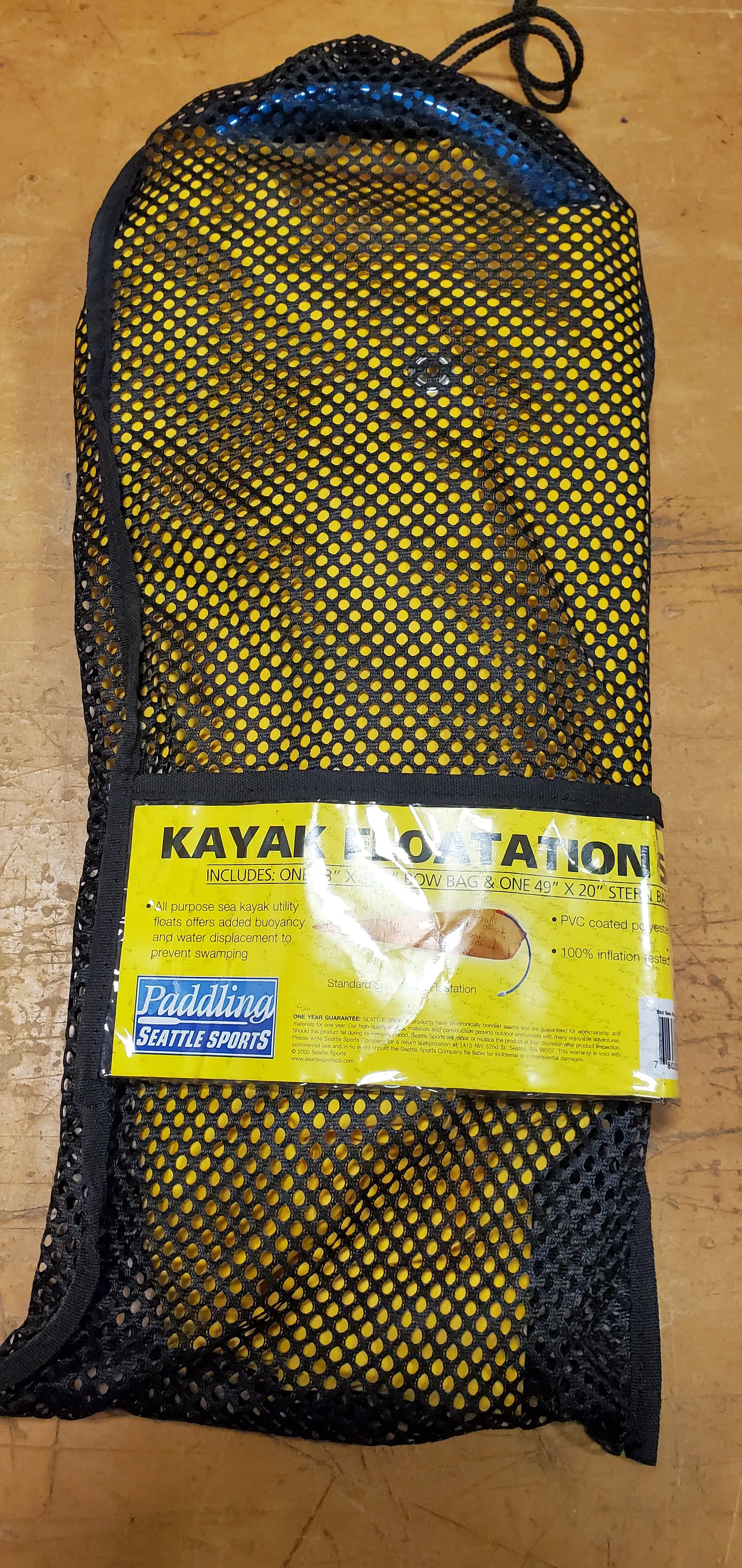 Seattle Sports Kayak Floatation Bag Set - New Stock