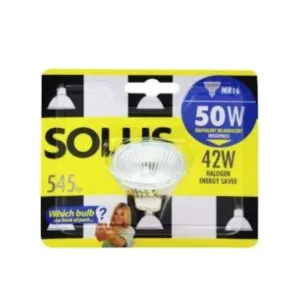 Solus 50W = 40w 12V G5,3 Halogen