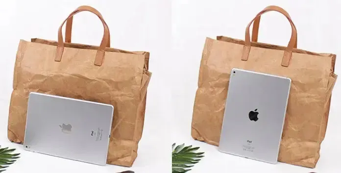 Stylish eco-friendly paper handbag