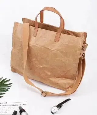 Stylish eco-friendly paper handbag