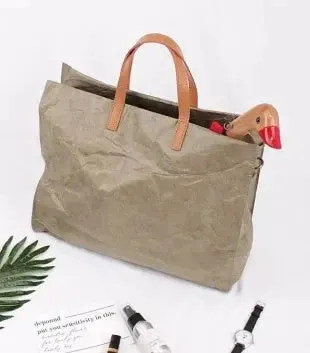 Stylish eco-friendly paper handbag