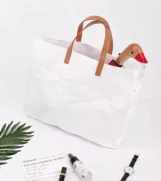 Stylish eco-friendly paper handbag