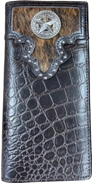 Top Notch Men's Alligator Print Wallet