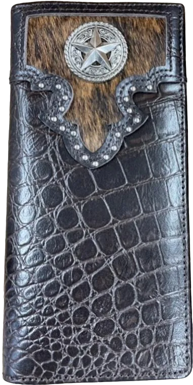 Top Notch Men's Alligator Print Wallet