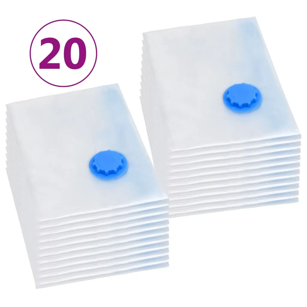 Vacuum Travel Storage Bags Clothing Bags 120x70 cm 20 pcs